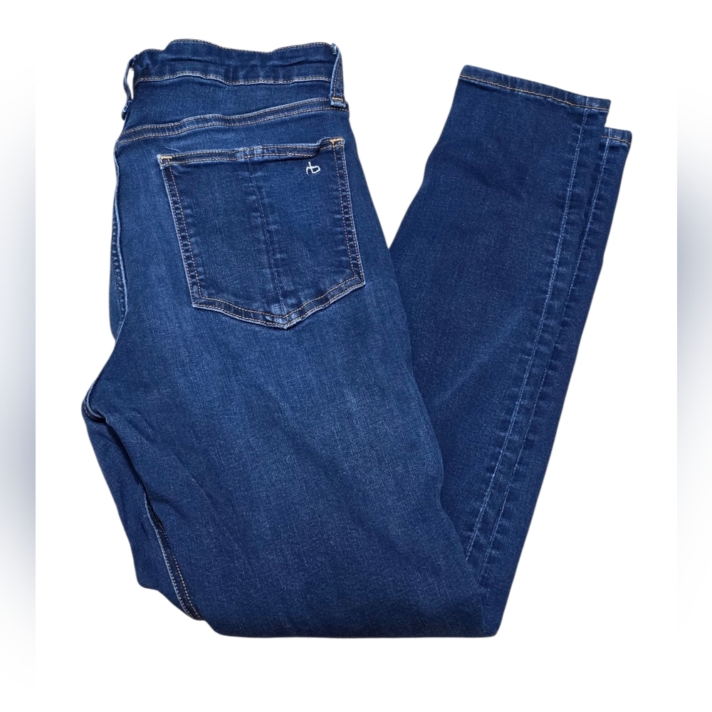 rag & bone High-Rise Women's Jeans in Dark Blue Denim